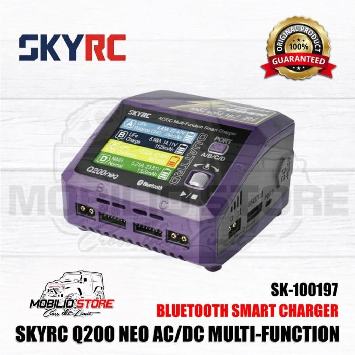Pengisi Daya Pintar Bluetooth Multi-Fungsi AC/DC Skyrc Q200 Neo SK10019701