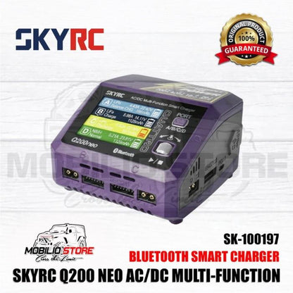 Pengisi Daya Pintar Bluetooth Multi-Fungsi AC/DC Skyrc Q200 Neo SK10019701