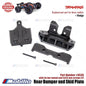 Traxxas Part #9536 Rear Bumper and Skid Plate with Tie Bar Mount RC Sledge 1/8 Scale Off-Road