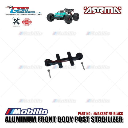 GPM Part #MAKS201FB Aluminum Front Body Post Stabilizer Arrma Kraton 4X4 4S BLX RC Monster Truck  Remote Control