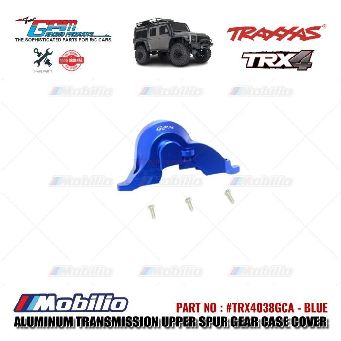 GPM Part #TRX4038GCA Aluminum Transmission Upper Spur Gear Case Cover Traxxas TRX-4 Trail Crawler