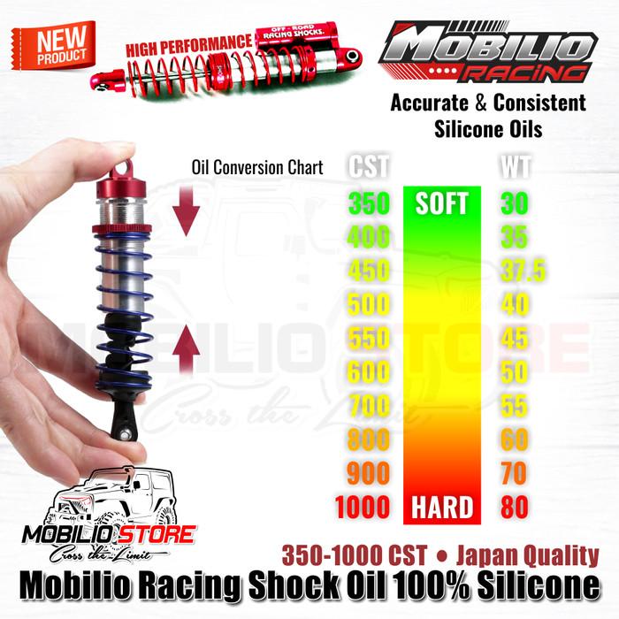 Mobilio Racing Shock Oil RC 100% Silicone 350-1000 CST Japan Quality