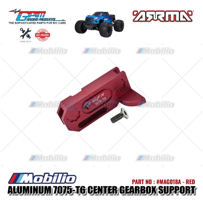 GPM Part #MAG018A Aluminum 7075-T6 Center Gearbox Support RC Upgrade Arrma Granite 4x4 Mega Monster Truck