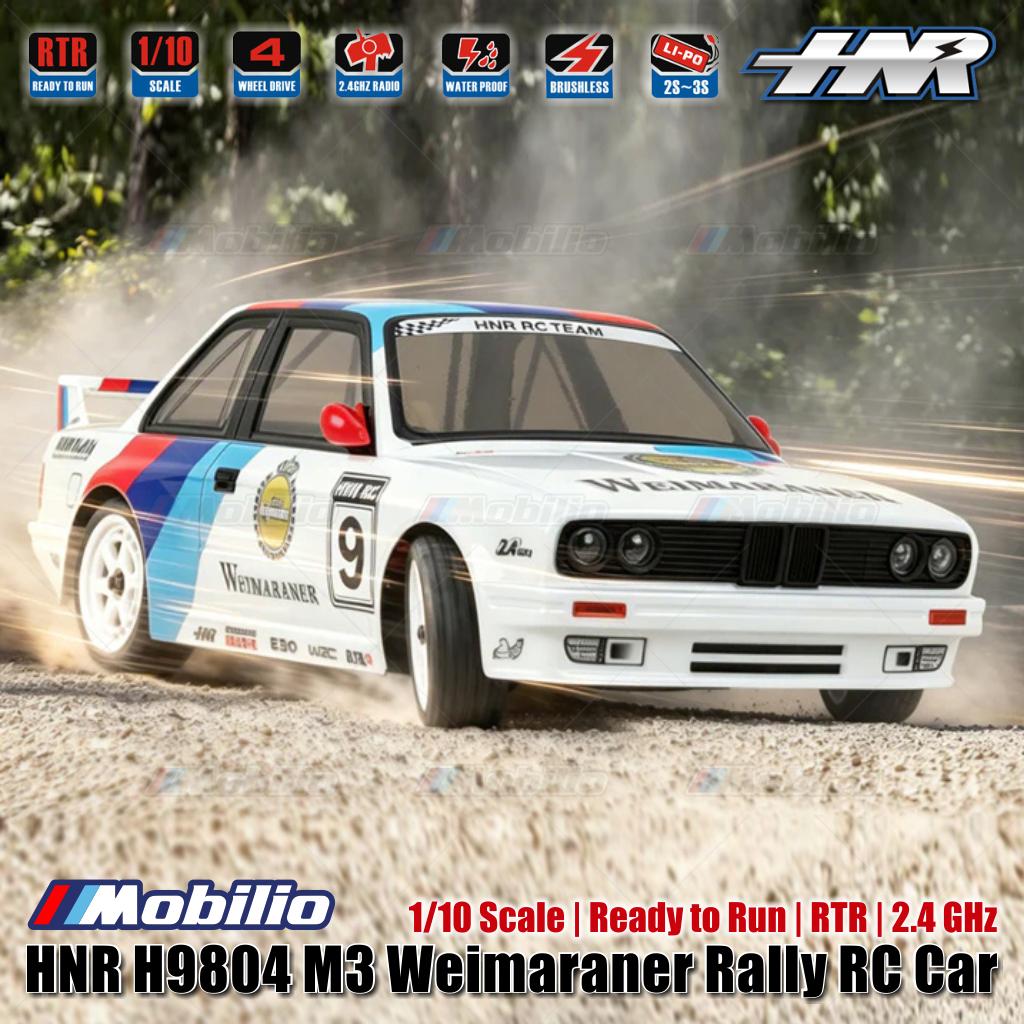 HNR H9804 M3 Weimaraner 1/10 Scale 4WD Brushless 2.4GHz RTR RC Rally Car