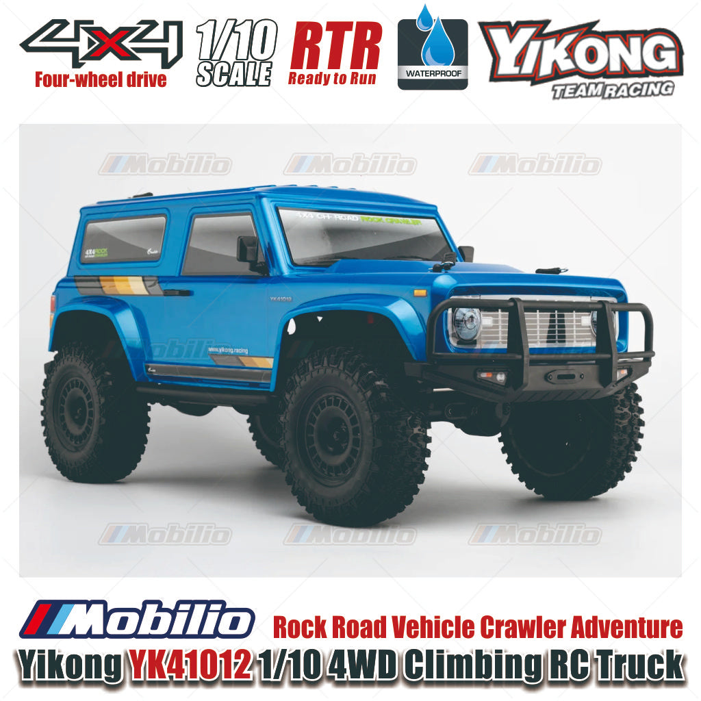Yikong YK41012 1/10 4WD Climbing RC Truck Rock Road Vehicle Crawler Adventure