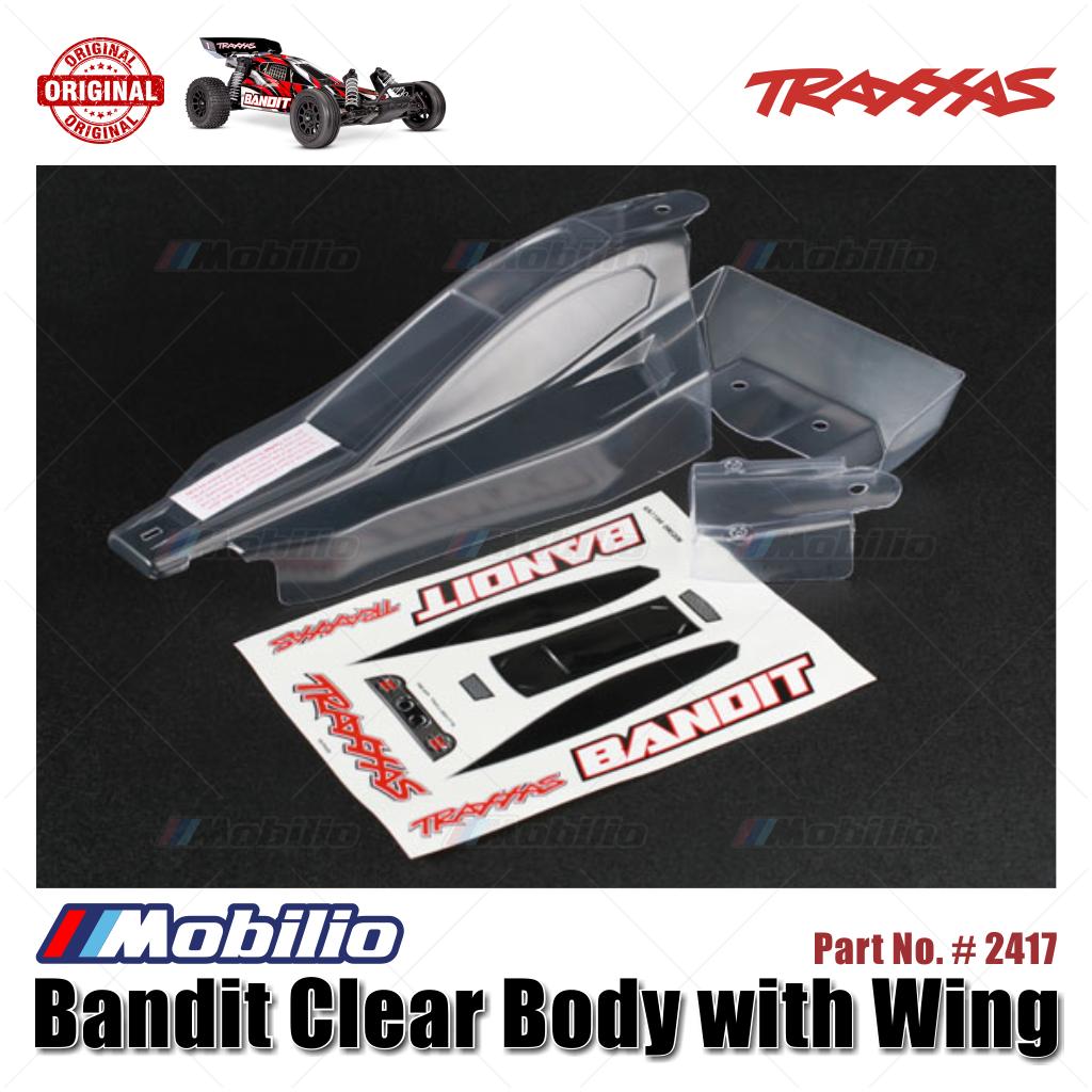 Traxxas Part #2417 Bandit Clear Body with Wing