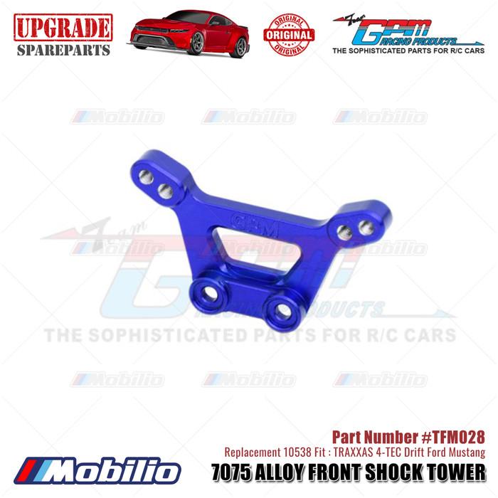 GPM Part #TFM028 7075 Alloy Front Shock Tower #10538 Traxxas 4-TEC Drift Ford Mustang