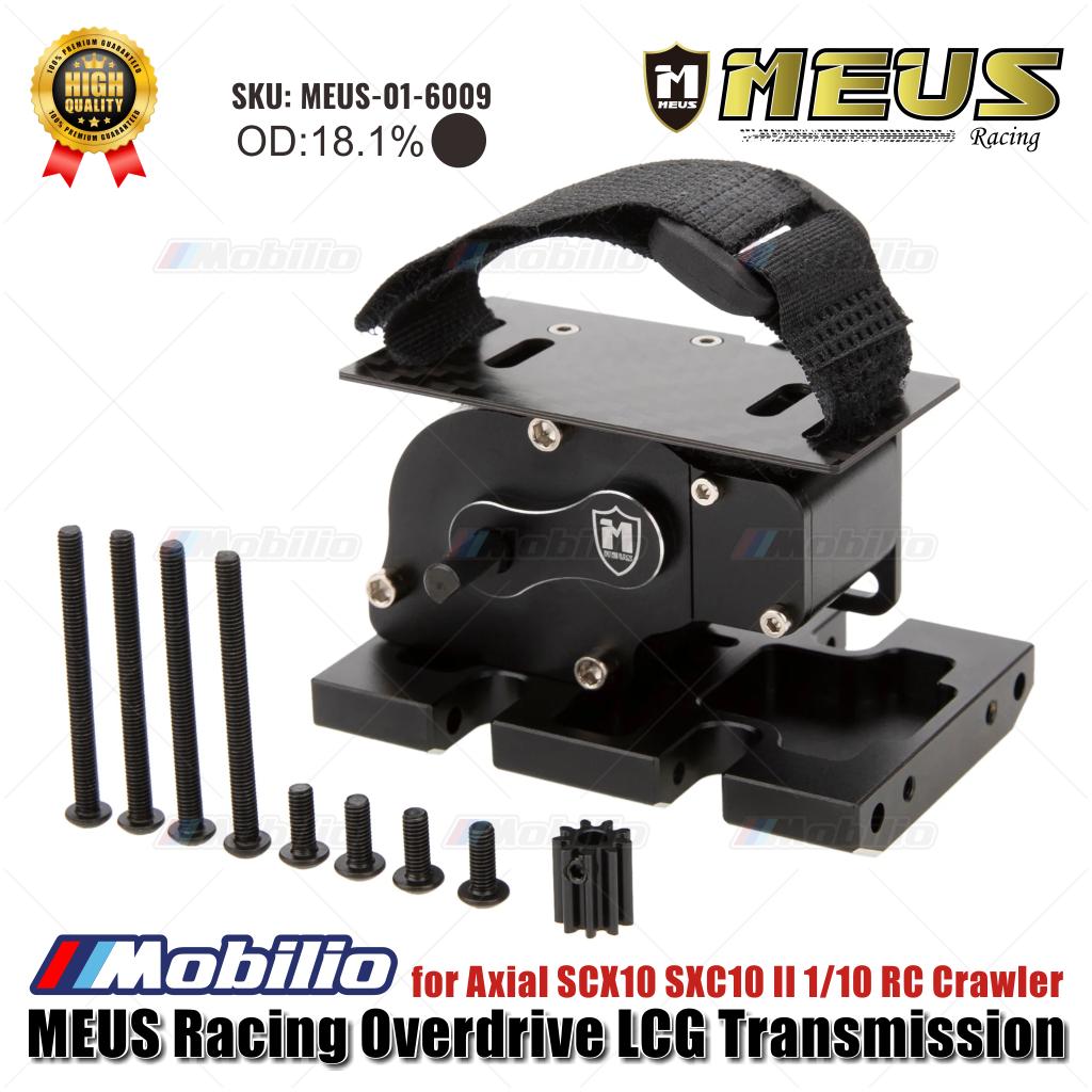 MEUS Racing Overdrive LCG Transmission MEUS-01-6009 / 10 untuk Axial SCX10 SXC10 II 1/10 RC Crawler