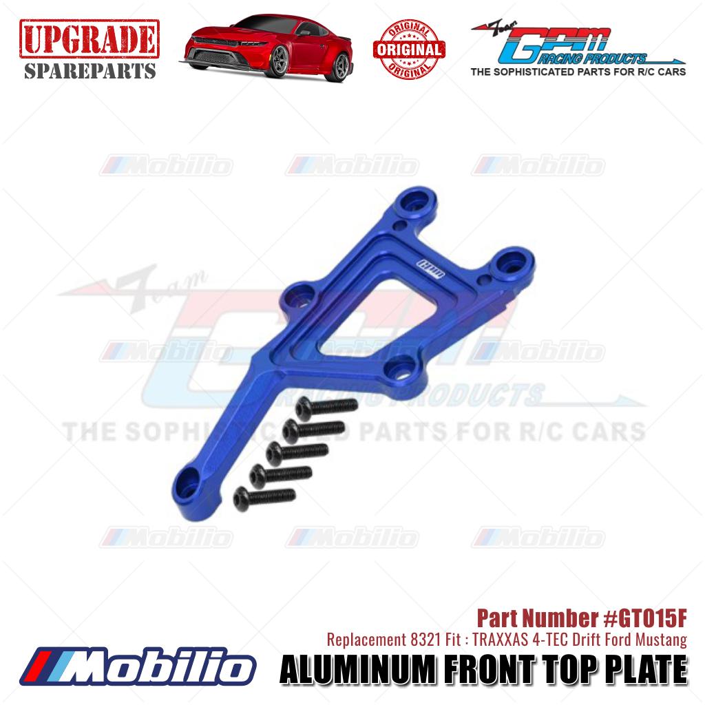 GPM Part #GT015F Aluminum Front Top Plate #8321 Traxxas 4-TEC Drift Ford Mustang