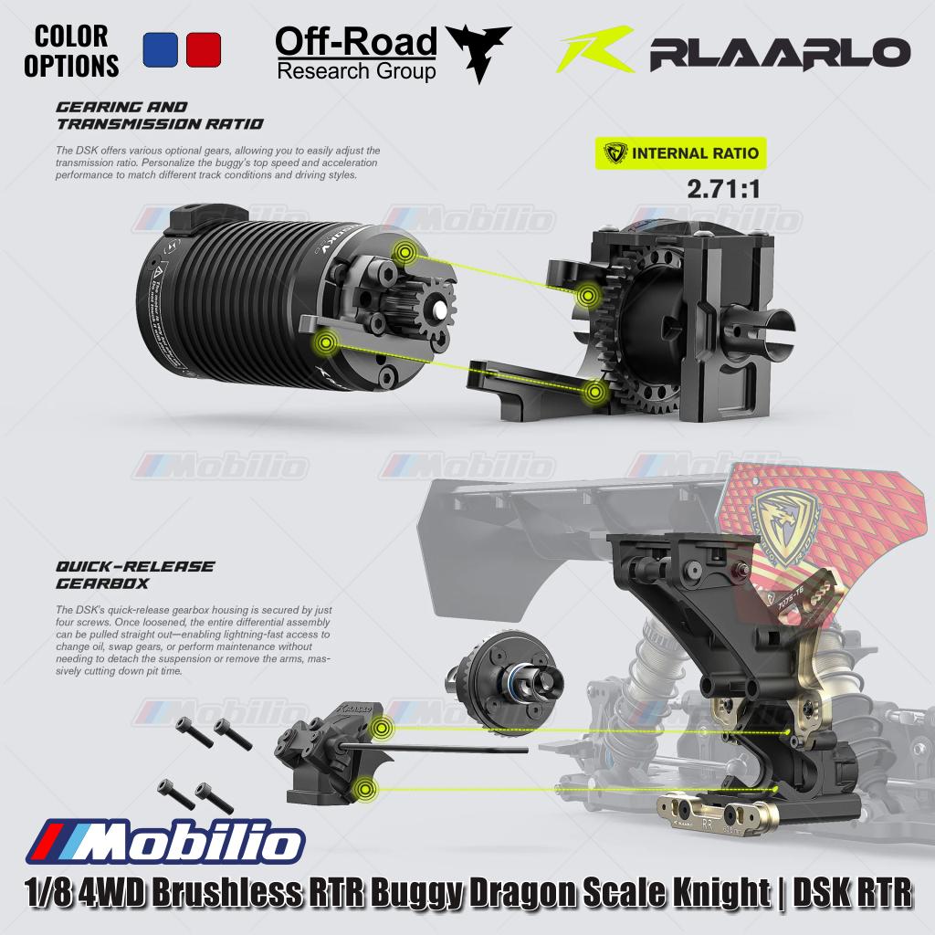 Rlaarlo Dragon Scale Knight | DSK 1/8 Scale 4WD Brushless RC Buggy RTR