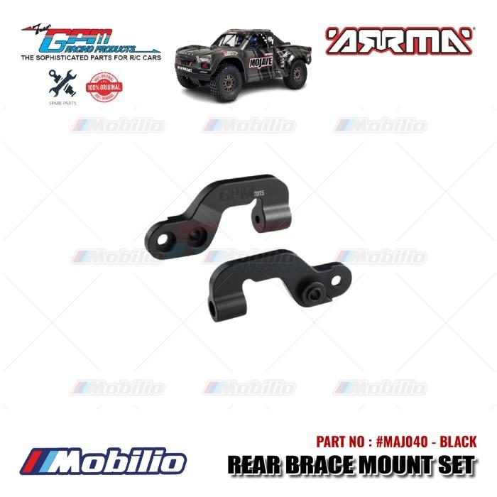 GPM Part #MAJ040 Aluminum Rear Brace Mount Set Arrma Mojave Big Rock 6S BLX Desert Monster Truck  Remote Control