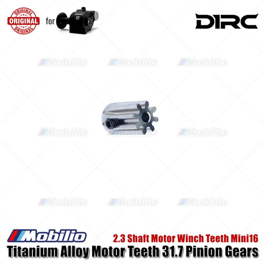 D1RC Titanium Alloy Motor Teeth 31.7 Pinion Gears 2.3 Shaft Motor Winch Teeth Mini16 Motor