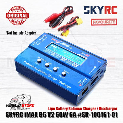 SKYRC iMAX B6 V2 60W 6A Pengisi Daya Penyeimbang Profesional LiPo Original