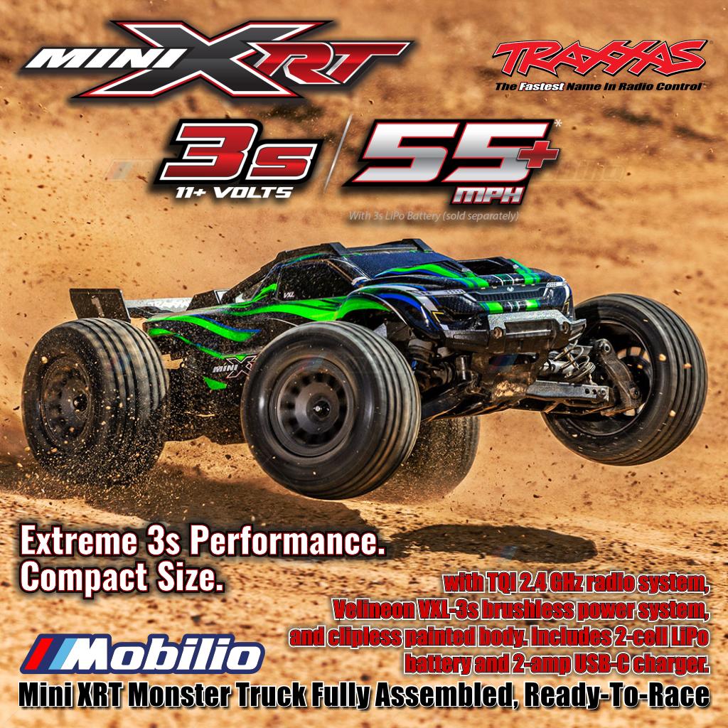 Traxxas 108076-1 Mini XRT Monster Truck RTR TQi 2.4 GHz VXL 3S Brushless