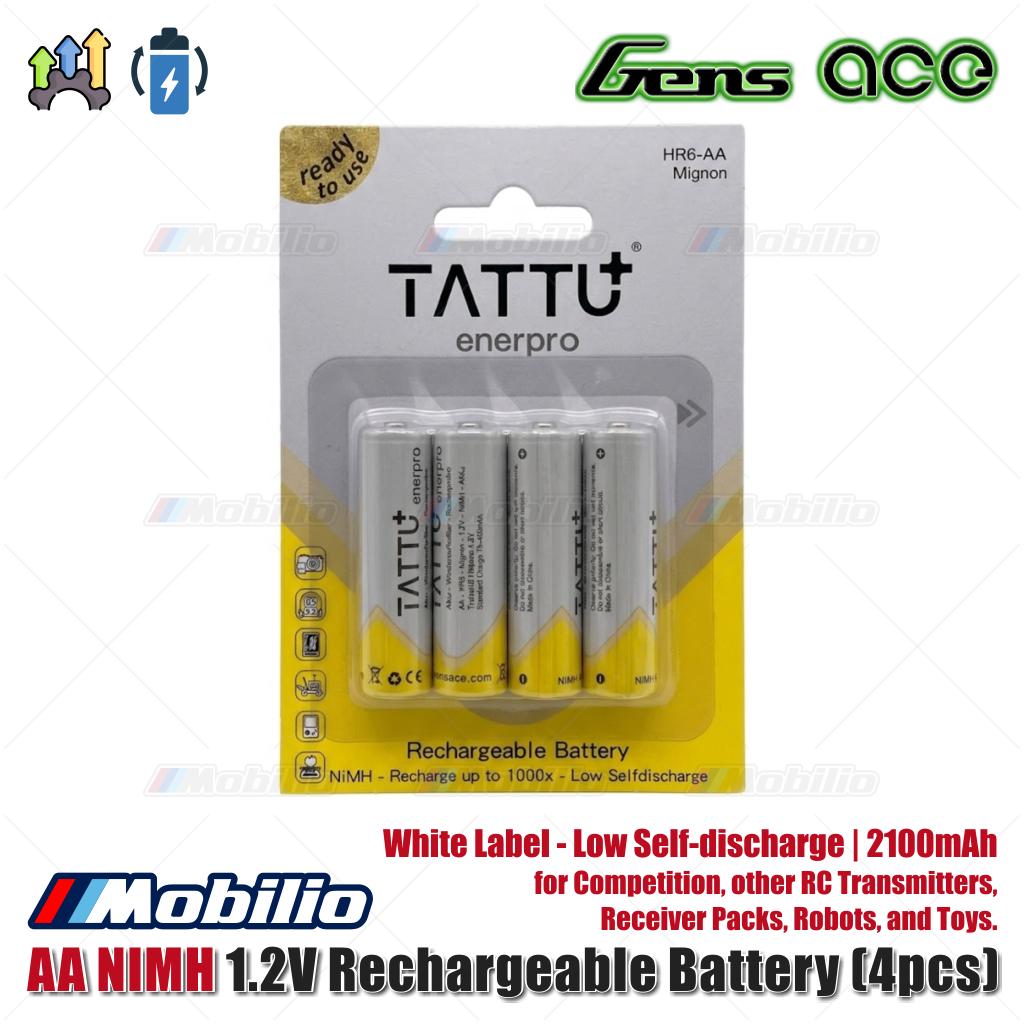 Gens ace 2000|2100|2700mAh 1.2V Ni-MH AA Rechargeable Battery for Competition Other RC Transmitters Receiver Packs Robots and Toys
