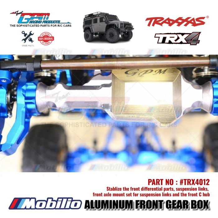 GPM Part #TRX4012 Aluminum Front / Rear Gear Box for Traxxas TRX-4 TRX-6