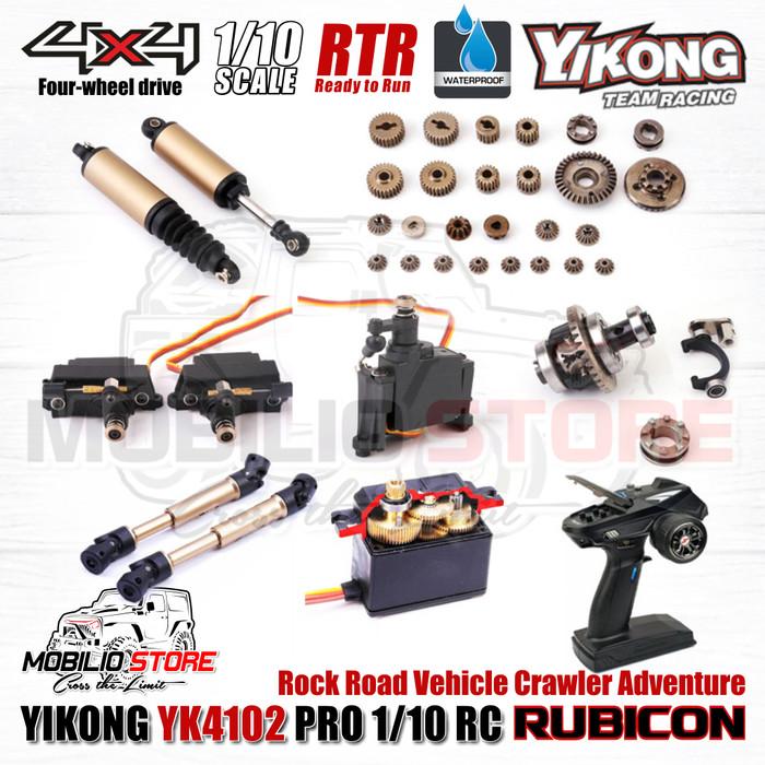 Yikong YK4102 Pro 1/10 RC Rock Road Vehicle Crawler Adventure RTR