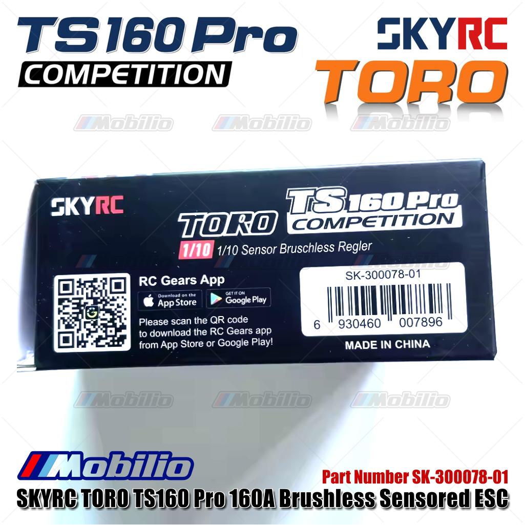 SKYRC TORO TS160 Pro 160A Brushless Sensored ESC SK-300078-01 untuk RC 1/10 Skala Mobil Tamiang Buggy Crawler