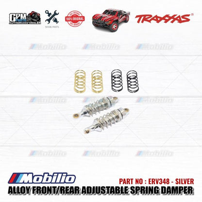 GPM Part #ERV348 Alloy Front/Rear Adjustable Spring Dampers for Traxxas 1:16 Mini E-REVO - 2Pcs