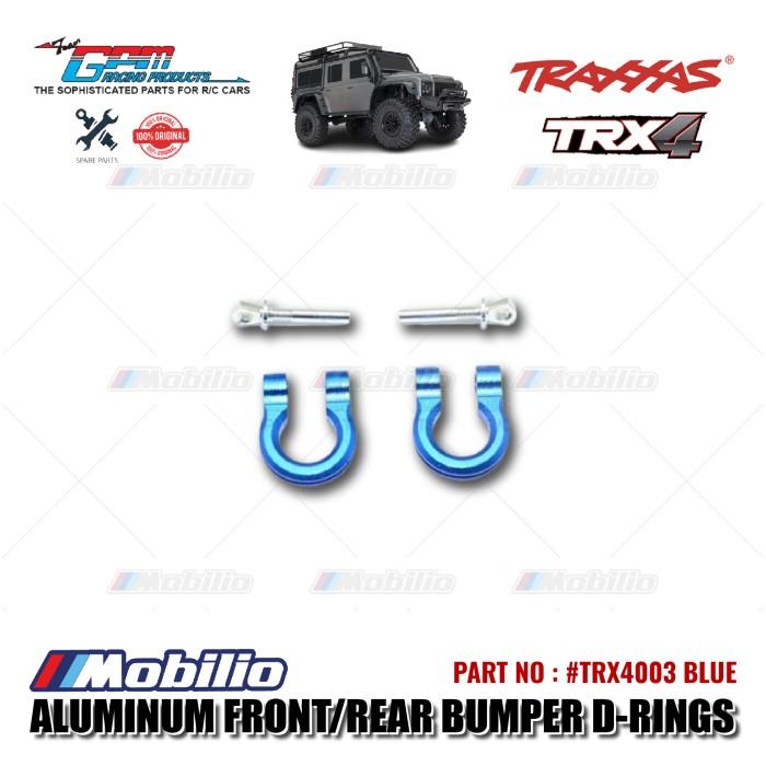 GPM Part #TRX4003 Aluminum Front/Rear Bumper D-rings - 2 Pcs for Traxxas TRX4 Crawler Car