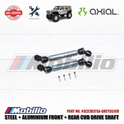 GPM Part #SCX3037SA Steel Metal Front Rear CVD Drive Shaft Kopel Axial SCX10 III Wrangler