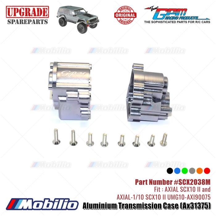GPM Part #SCX2038M Aluminium Transmission Case AX31375 RC Upgrade Axial SCX10 II Crawler Adventure