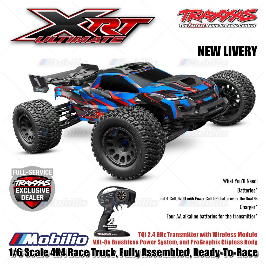 Traxxas 78097-4 XRT Ultimate 1/6 Extreme Race Truck 4WD 8S Brushless TQi TSM RTR RC Car Remote Control Clipless