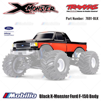 Traxxas 77036-4 X-Monster Chassis X-Maxx Toughness Monster Truck Style Fully Assembled with TQi 2.4 GHz Radio System VXL-8s Brushless Power System Belted Chevron Tires and MT body Dijual Terpisah 7691-BLK