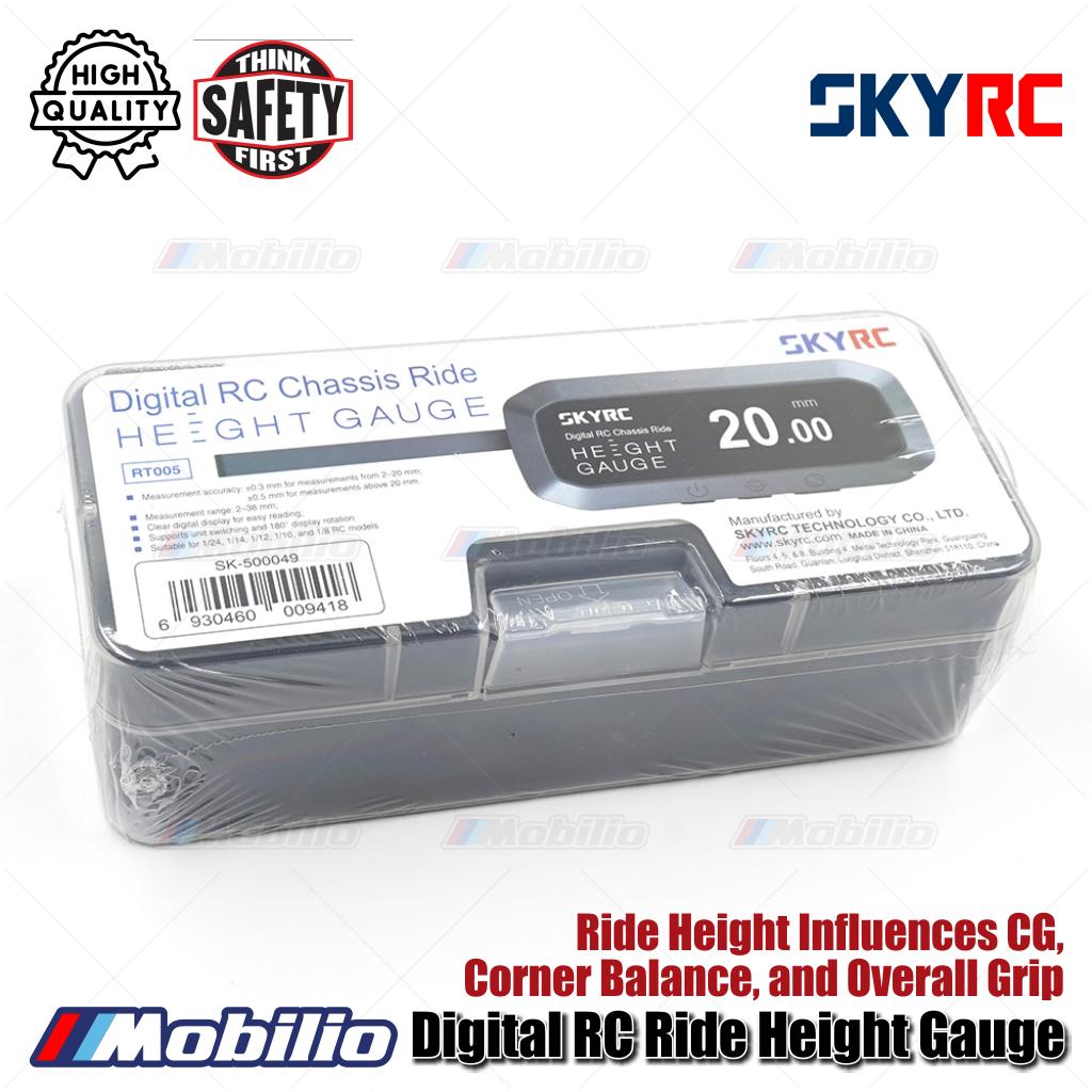 SKYRC #SK-500049 Digital RC Ride Height Gauge Ride Height Influences CG Corner Balance and Overall Grip