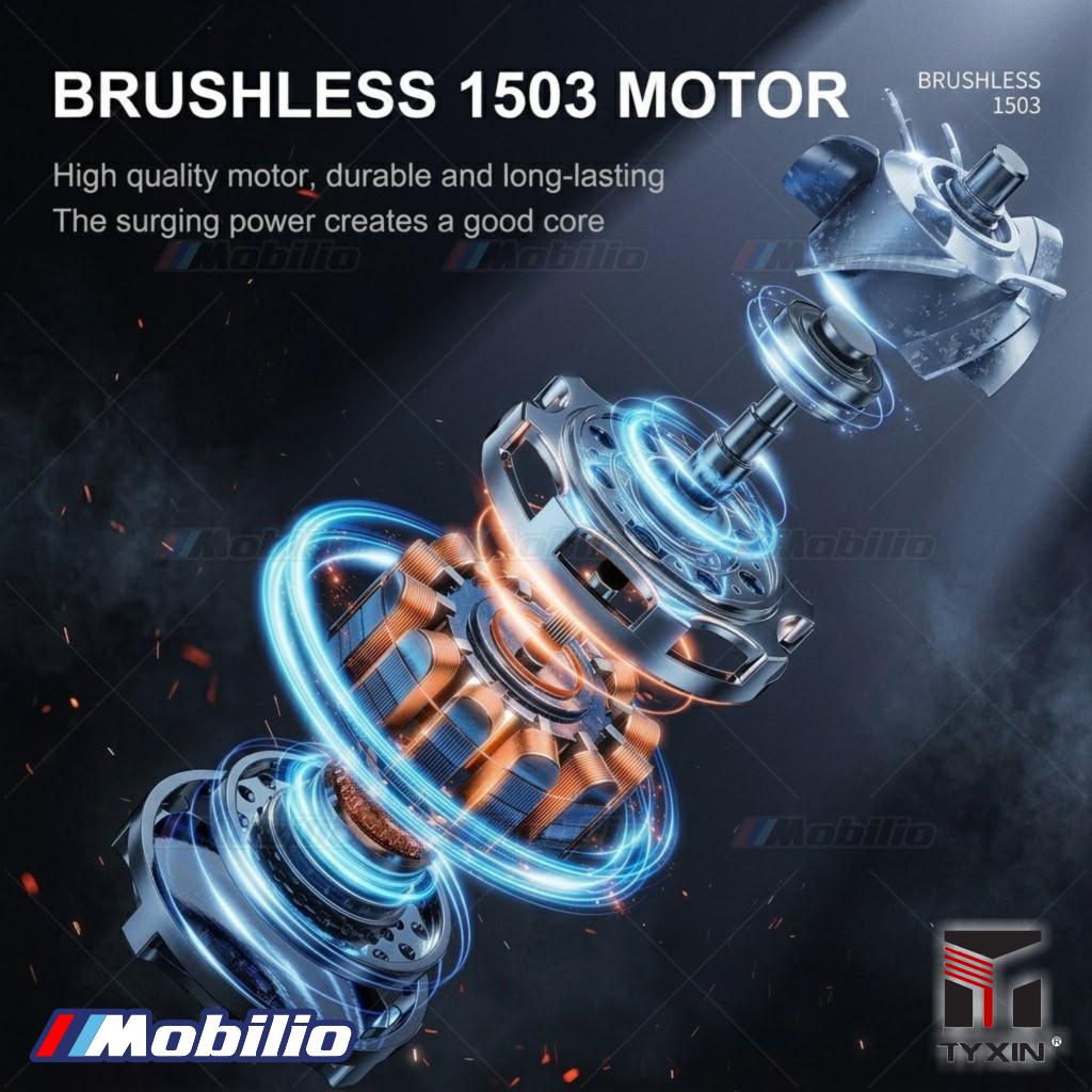 Perahu RC Penyelamat Berkecepatan Tinggi TX694 Brushless RTR 2.4GHz Skala Simulasi 1/34 Jet Vortex
