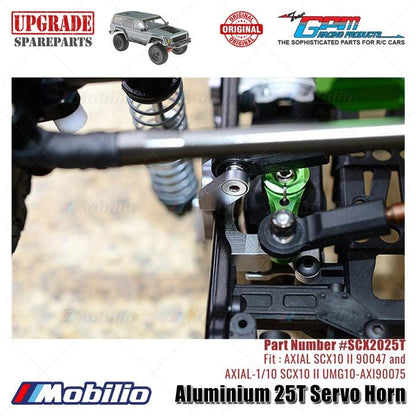 GPM Part #SCX2025T Aluminium 25T Servo Horn RC Upgrade Axial SCX10 II Crawler Adventure  Remote Control