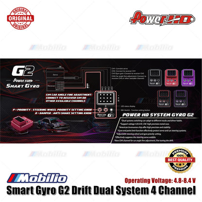Power HD Smart Gyro G2 Drift Performance Original Part for RC Drifting Car Remote Control