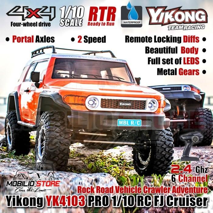 Yikong YK4103 Pro 1/10 RC Rock Road Vehicle Crawler Adventure RTR