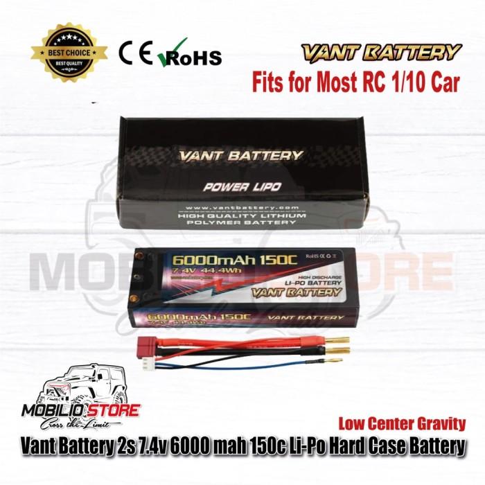 Baterai Hard Case Li-Po LCG Graphene Vant 2S 7.4V 6000 mAh 150C