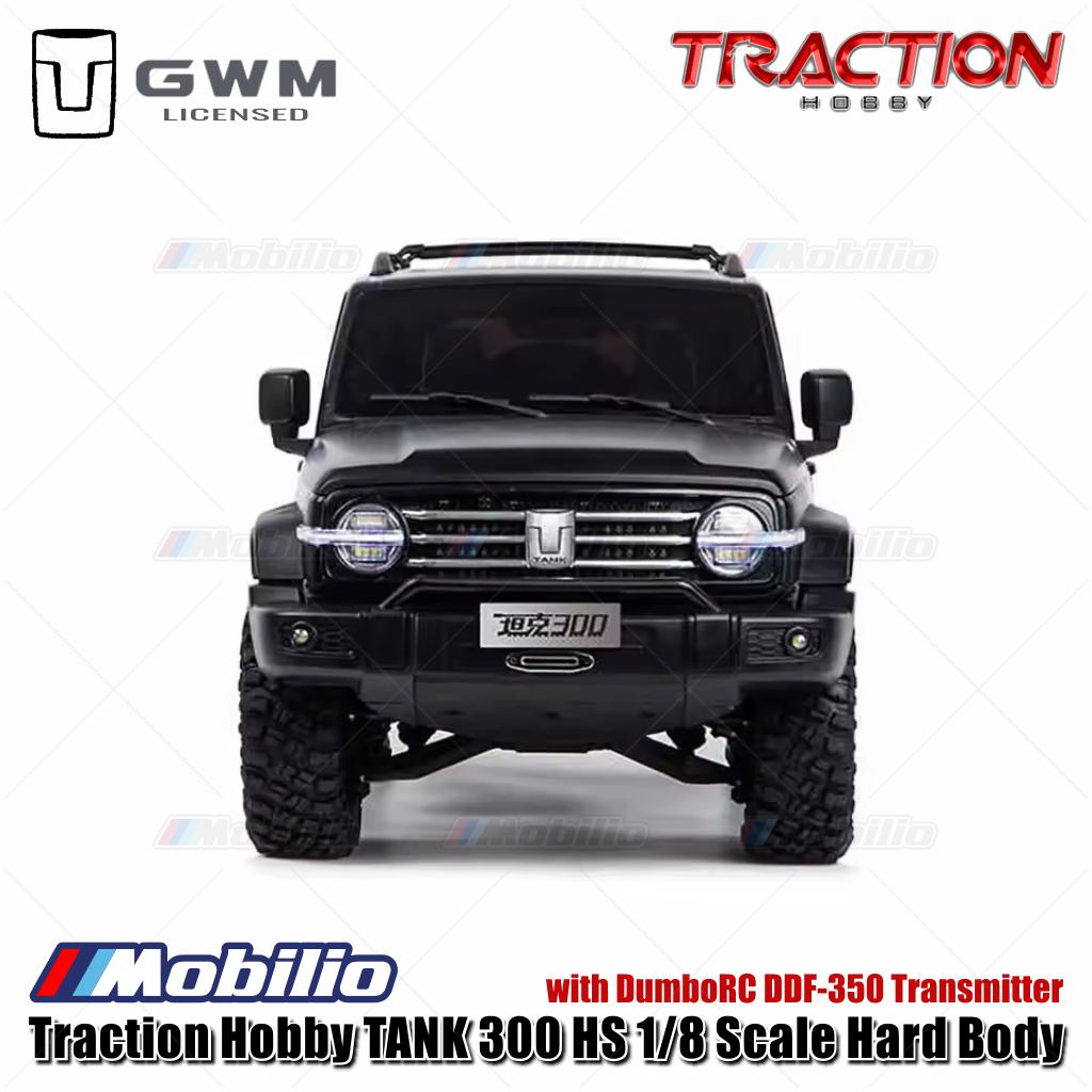 Traction Hobby TANK 300 HS 1/8 Skala Bodi Keras TANK300-HS RC Mobil Crawler Petualangan RTR Remote Control