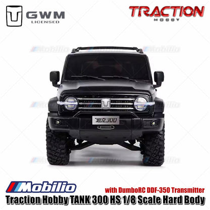 Traction Hobby TANK 300 HS 1/8 Skala Bodi Keras TANK300-HS RC Mobil Crawler Petualangan RTR Remote Control