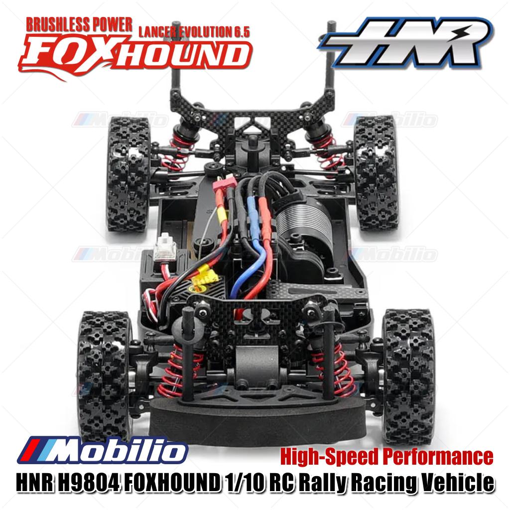 HNR H9804 FOXHOUND Lancer 1/10 RC Rally Racing Vehicle Brushless Power Remote Control Car RTR