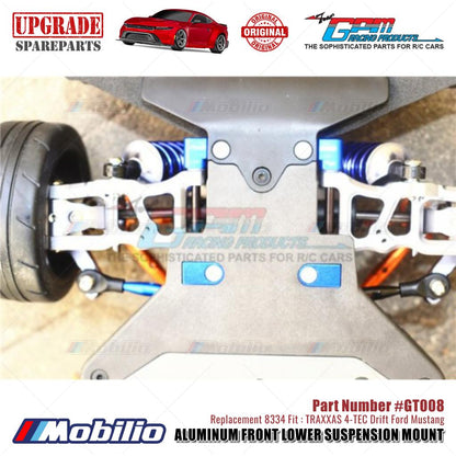 GPM Part #GT008 Aluminum Front Lower Suspension Mount #8334 Traxxas 4-TEC Drift Ford Mustang