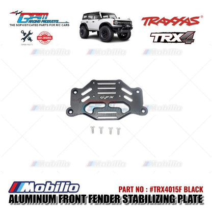 GPM Part #TRX4015F Aluminum Front Fender Stabilizing Plate Traxxas TRX-4 Ford Bronco