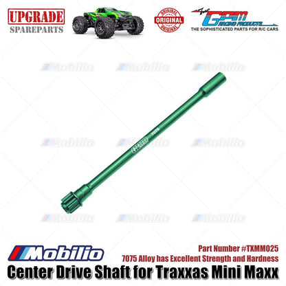 GPM Part #TXMM025 7075 Alloy Center Drive Shaft for RC Traxxas Mini Maxx