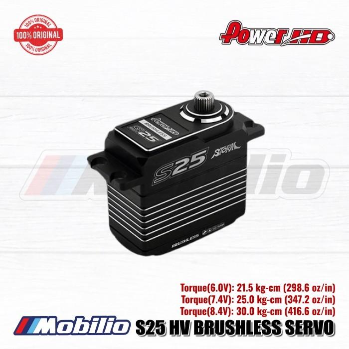 Power HD S25 Silver Servo High Voltage Brushless 30Kg 0.055Sec