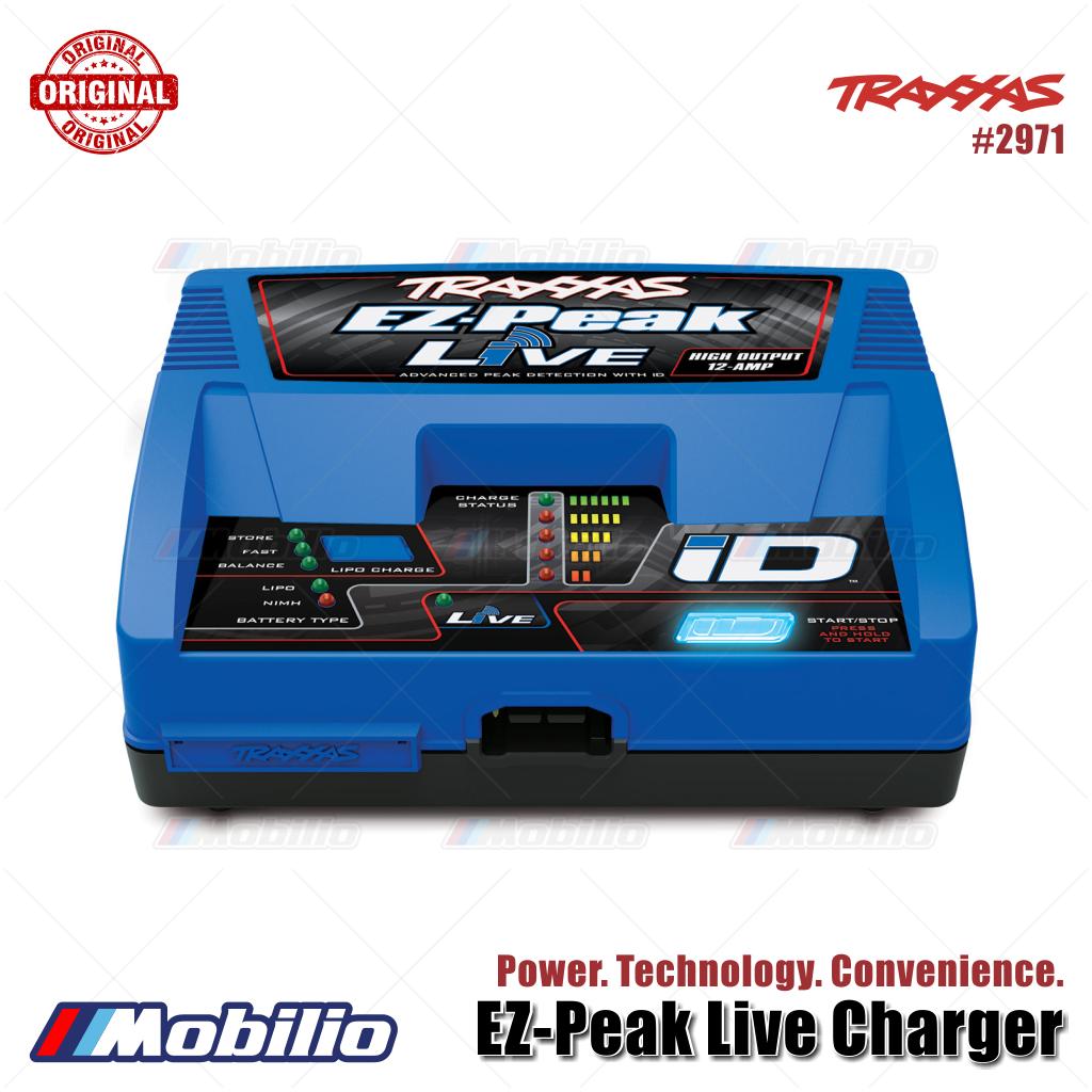 Traxxas Part #2971 EZ-Peak Live 12-amp NiMH LiPo Fast Charger with iD Auto Battery Identification and Bluetooth