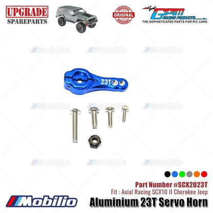 GPM Part #SCX2023T Aluminium 23T Servo Horn RC Upgrade Axial SCX10 II Crawler Adventure  Remote Control Toy