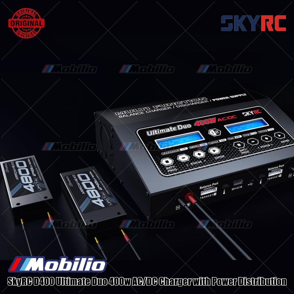 SkyRC D400 Ultimate Duo 400w AC/DC Charger dengan Distribusi Daya SK-100123