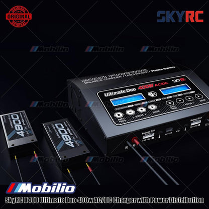 SkyRC D400 Ultimate Duo 400w AC/DC Charger dengan Distribusi Daya SK-100123
