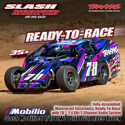 Traxxas Mudboss Slash Modified Dirt Oval Race Truck 1/10 2WD Fully-Assembled Waterproof RTR