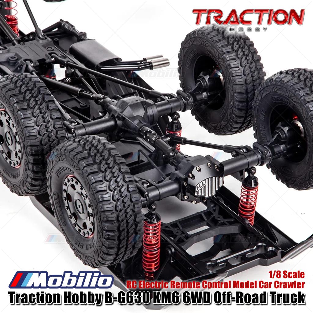Traction Hobby B-G630 KM6 6WD Off-Road Truck 1/8 Scale RC Electric Remote Control Model Car Crawler