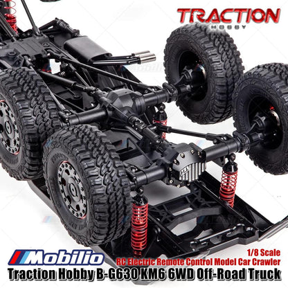Traction Hobby B-G630 KM6 6WD Off-Road Truck 1/8 Scale RC Electric Remote Control Model Car Crawler