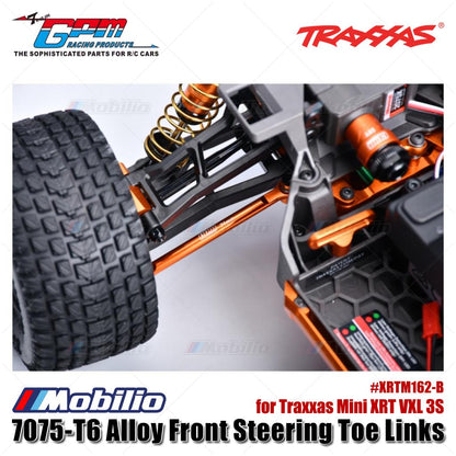 GPM Part #XRTM162-B 7075-T6 Alloy Front Steering Toe Links for Traxxas Mini XRT VXL 3S Upgrade