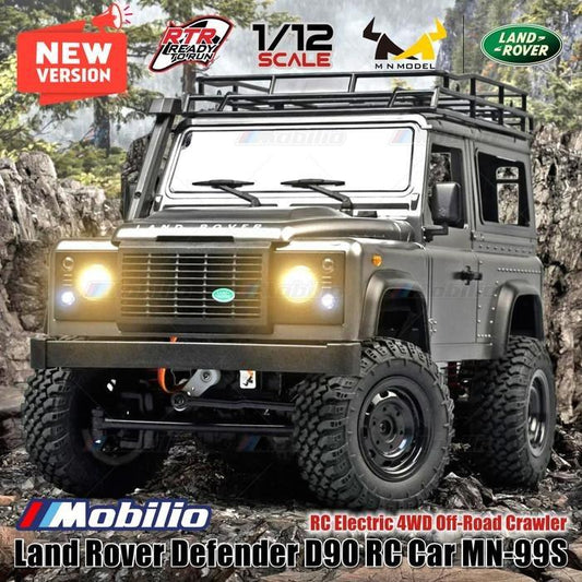 RC MN99S 1/12 Rock Crawler Model D90 Offroad 4WD Full Propo RTR All New Version Official Licensed Land Rover Upgraded Edition 2024